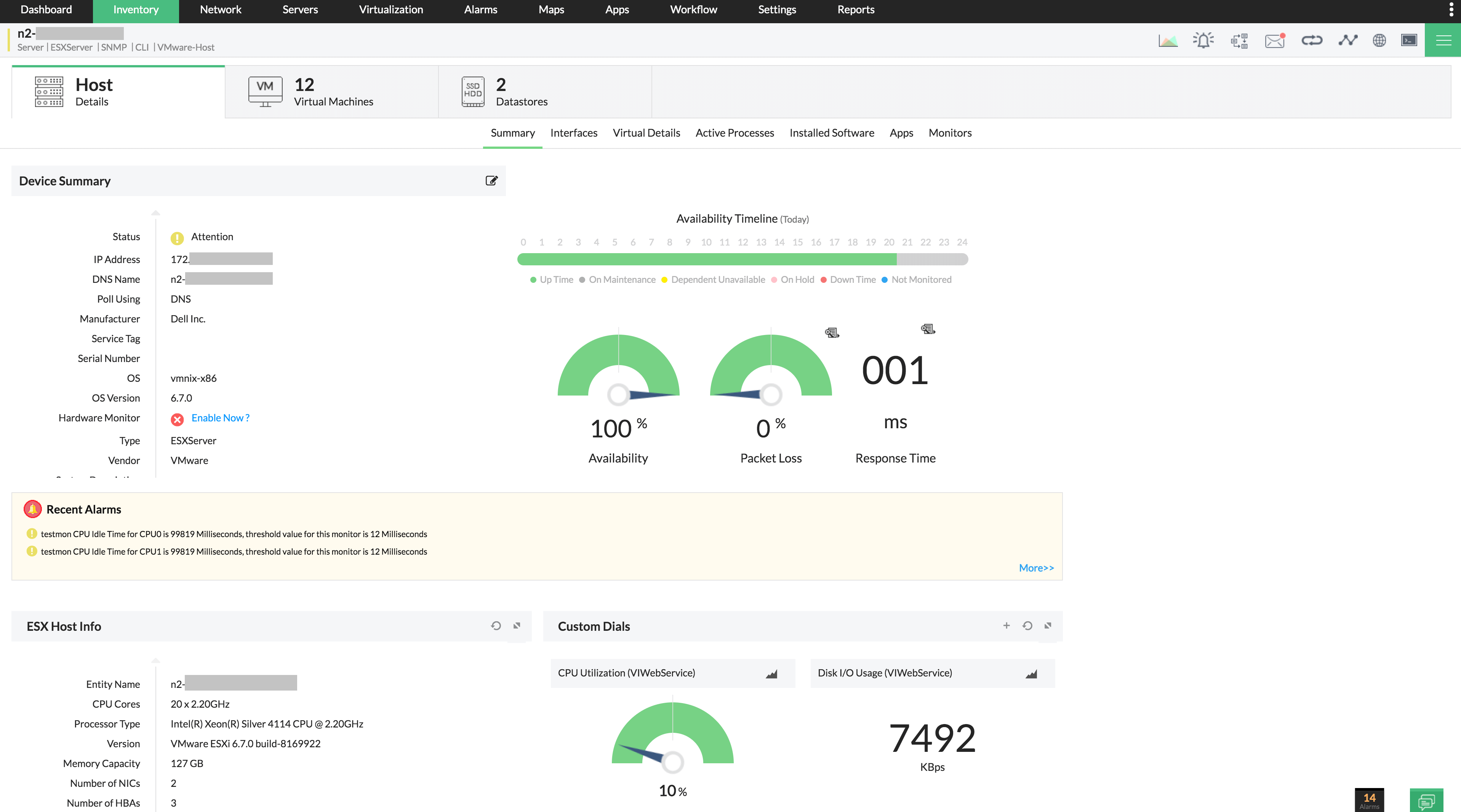 Device Availability Monitoring