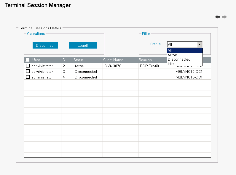 Multiple Terminal Session Manager