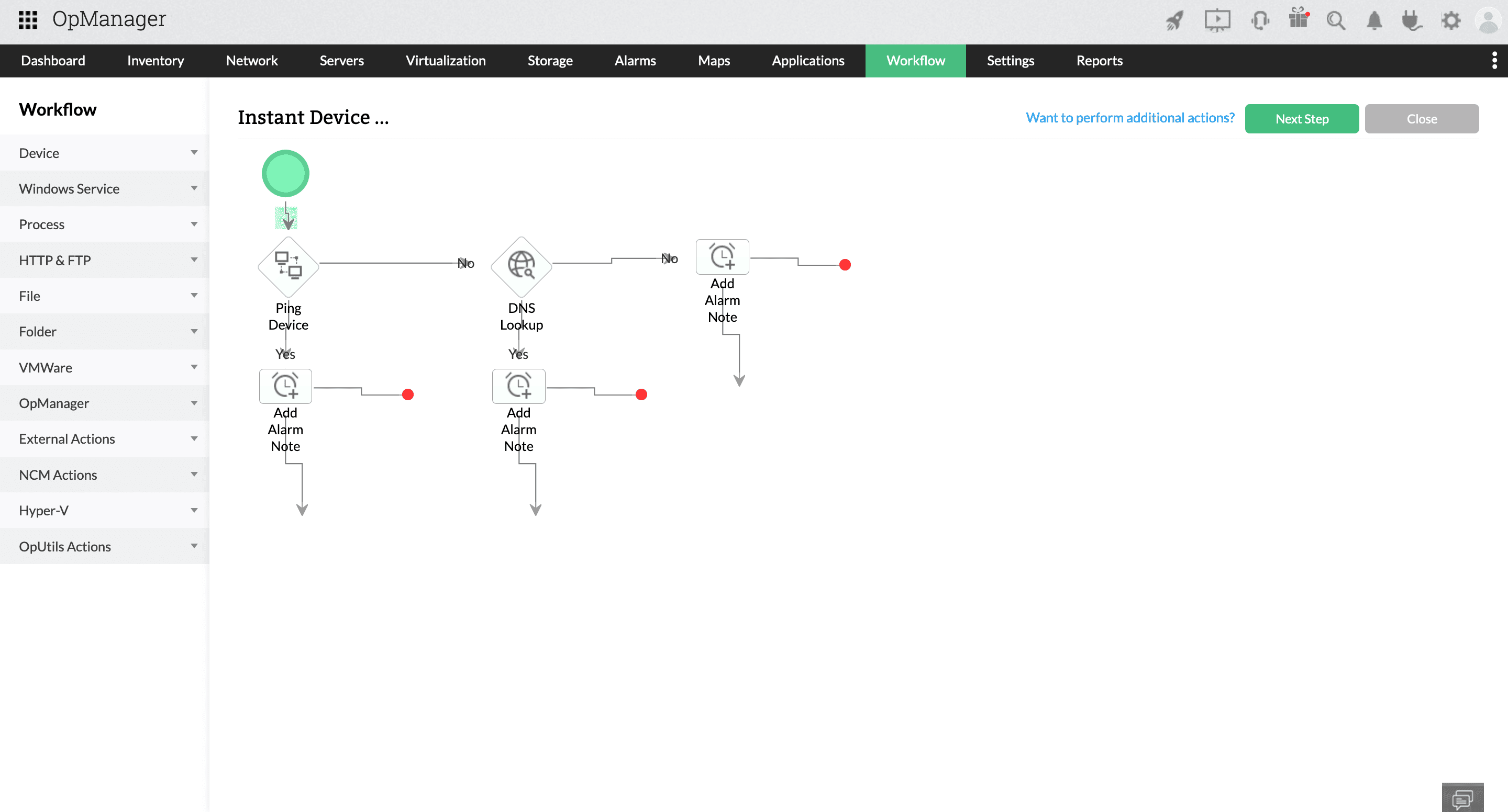 Automated workflow